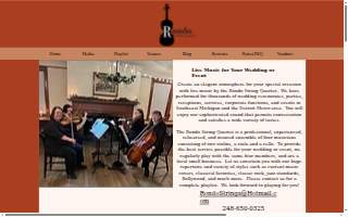Rondo String Quartet of Novi website