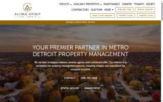 Avenue Group Real Estate website