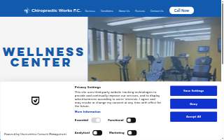 Chiropractic Works P.C. of Oak Park website