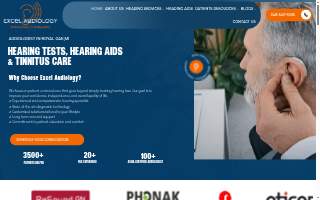 Excel Audiology @ Gupta ENT Center website