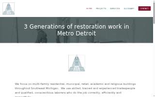 Poe Restoration & Waterproofing website