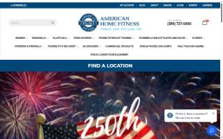 American Home Fitness - Okemos website
