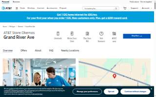 AT&T Store of Okemos website
