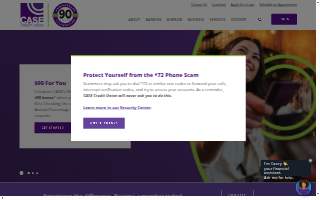 CASE Credit Union website