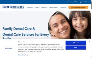 Great Expressions Dental Centers - Okemos website