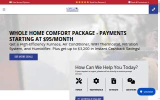 Hager Fox Heating & Air Conditioning website