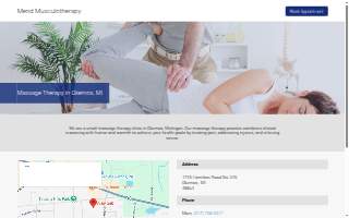 Mend Musculotherapy website