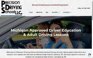 Precision Driving School LLC website
