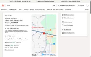 Walgreens Pharmacy of Okemos website