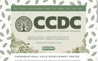 Congregational Child Development Center website