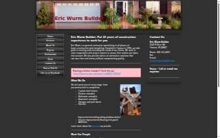 Eric Wurm Builder website