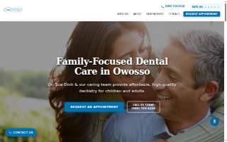 Owosso Dental Center website