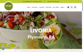 Beyond Juicery + Eatery of Plymouth website