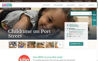 Childtime on Port Street website