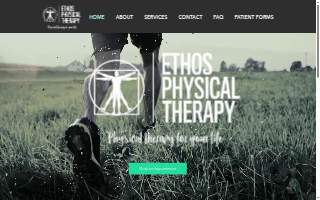 Ethos Physical Therapy website