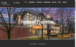 Hub Realty Solutions website