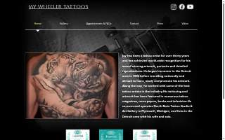 Jay Wheeler at North Main Tattoo Studio of Plymouth website