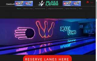 Plaza Lanes website