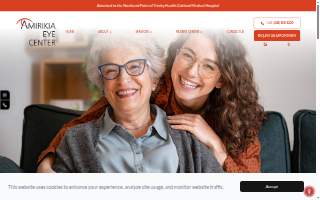 Amirikia Eye Center website