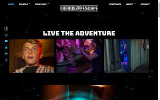Erebus Escape website