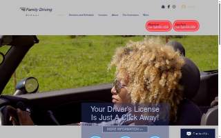 Family Driving School website