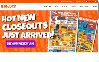 Big Lots of Port Huron website