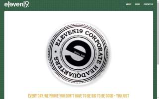 Eleven19 website