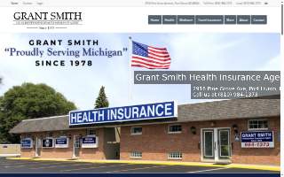 Grant Smith Health Insurance Agency website