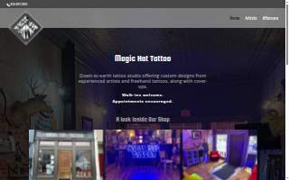 Magic Hat Tattoo website