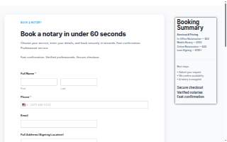 Notary Wisely website