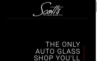 Scott's Auto Glass Plus & Window Tinting website
