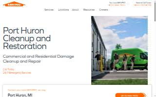 SERVPRO of Port Huron website