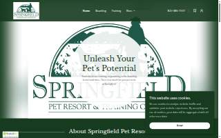 Springfield Pet Resort website