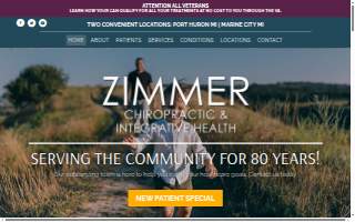 Zimmer Chiropractic & Integrative Health - Port Huron website