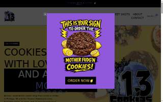 13 Cookies LLC website