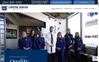 Centre Smiles Dental - Portage website