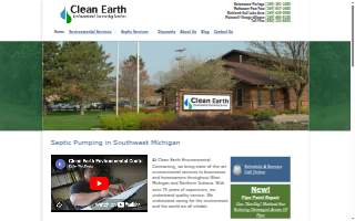 Clean Earth Environmental Contracting Services website