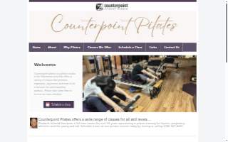 Counterpoint Pilates Studio website