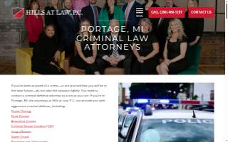 Hills At Law, P.C. website