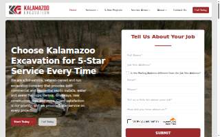 Kalamazoo Excavation and Septic of Portage website