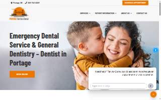 Portage Northern Dental website