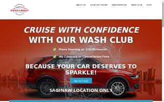 Sparkle Buggy Car Wash of Portage website