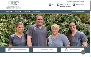 Sprinkle Road Veterinary Clinic website