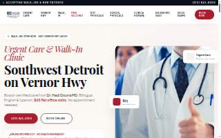 Elite Care Physicians website