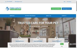 Ford Caputo Veterinary Hospital website