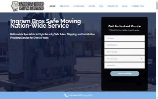 Ingram Bros Safe Moving website