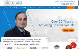 Law Office of Julian J. Poota, PLLC website