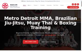Mash Gym Brazilian Jiu Jitsu website