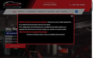 Redford Auto Repair website