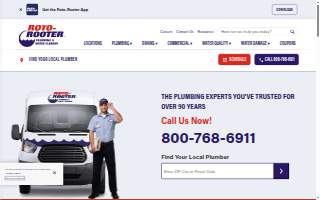 Roto-Rooter Plumbing & Water Cleanup website